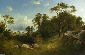 Landscape (also Known As White Mansion In The Distance) — David Johnson