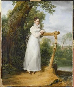 Madame Philippe Lenoir — Emile Jean Horace Vernet, Romantic Realism
