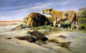 Robbers Of The Desert — Friedrich Wilhelm Kuhnert