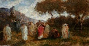 The Garden Of Delights I — Adolphe Joseph Thomas Monticelli
