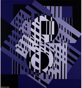 Linn-3 — Victor Vasarely, Op-art