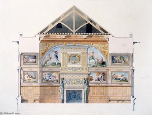 Elevation Of The Ballroom At Fontainebleau