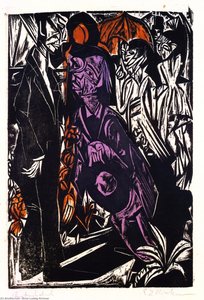 Der Verkauf Des Schatens — Ernst Ludwig Kirchner, Expressionism