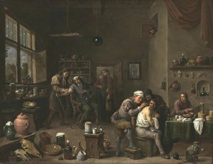 The Surgeon — David Teniers The Younger, Baroque