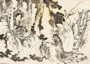 Oiran, A Special Beautiful Courtesan — Katsushika Hokusai