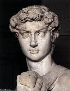 David (detail) — Michelangelo Buonarroti