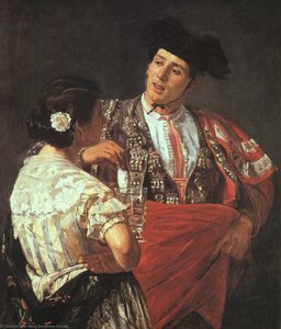 Offering The Panal To The Toreador — Mary Stevenson Cassatt