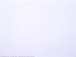 Monochrome White Painting — Li Yuan-chia, Minimalism