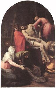 Descent From The Cross — Bartolomé Carducho, Baroque Painting