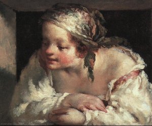 Young Woman — Jean-françois Millet, Realist Movement