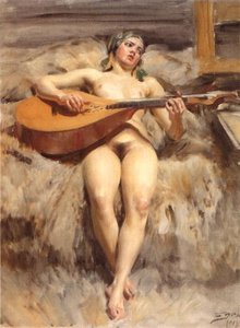 Ateljéidyll — Anders Leonard Zorn