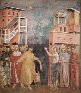 Legend Of St Francis - [05] - Renunciation Of Wordly Goods — Giotto Di Bondone