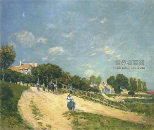 Landscape At Andresy — Alfred Sisley