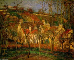Red Roofs, Musee D'orsay, Paris — Camille Pissarro