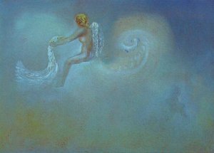 The Gaseous Swan, 1981 — Salvador Dalí