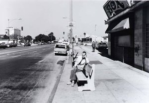 Public Transit Areas, Ocean And Pacific Ave., Looking East, From The Long Beach Documentary Survey Project — Anthony Hernandez