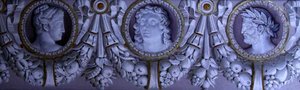 Decorative Panel With Three Portraits — Jacob De Wit