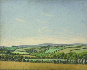 West Penwith Landscape — Robert Morson Hughes, Newlyn School