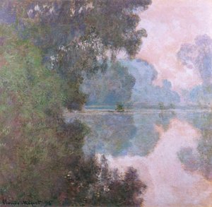 Morning On The Seine, Near Giverny — Claude Monet