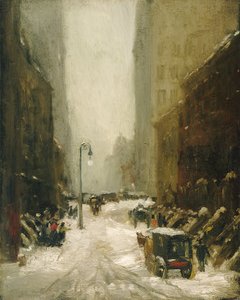 Snow In New York — Robert Henri, Ashcan School