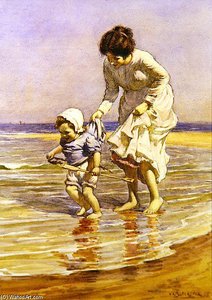 Paddling — William Kay Blacklock