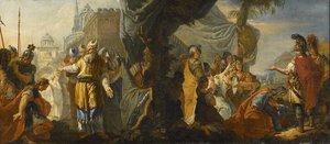 Alexandre Et La Famille De Darius Alexandre Rend Hommage Au Grand Prête Jaddoua — Francesco Fontebasso