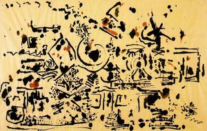 Untitled 1951 — Paul Jackson Pollock, Abstract Expressionism