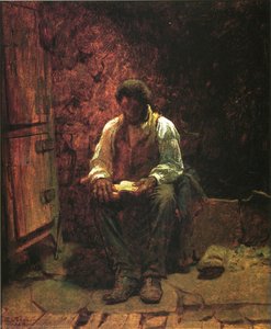 The Chimney Corner — Jonathan Eastman Johnson