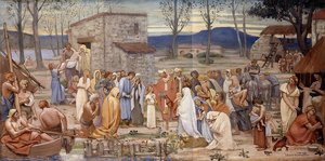 The Childhood Of Saint Genevieve — Pierre Cécile Puvis De Chavannes