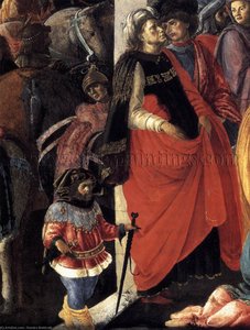 Adoration Of The Magi (detail) — Sandro Botticelli