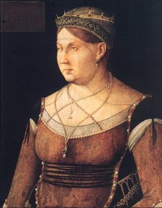 Portrait Of Catharina Cornaro, Queen Of Cyprus — Gentile Bellini, High Renaissance