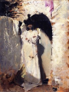 A Spanish Figure (also Known As Landscape With Hills) — John Singer Sargent