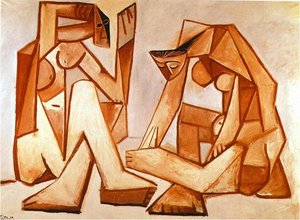 Two Women On The Beach — Pablo Picasso, Surrealism