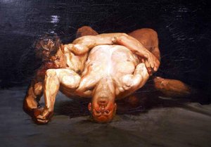 The Wrestlers — George Benjamin Luks