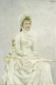 Portrait Of Lydia Welti-escher — Karl Stauffer-bern