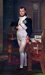 Napoleon Bonaparte In His Study At The Tuileries — Jacques-louis David, Neoclassicism