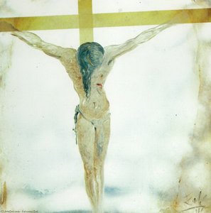 Untitled (apocalyptic Christ, Christ With Flames), 1965 — Salvador Dalí
