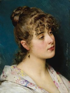 A Venetian Beauty — Eugen Von Blaas