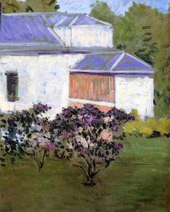 Yerres, Part Of The South Facade Of The 'casin' — Gustave Caillebotte