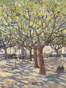 View Of St. Tropez, (1911) — Alexander Altmann