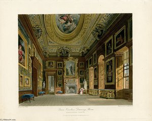 Queen Caroline's Drawing Room, Kensington Palace — Charles Wild