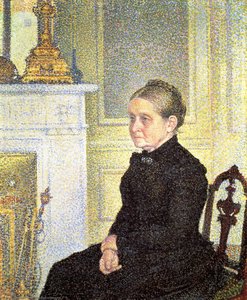 Portrait Of Madame Charles Maus — Theo Van Rysselberghe