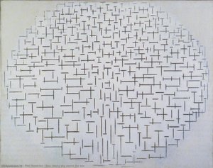 Sea. Starry Sky Above The Sea — Piet Mondrian