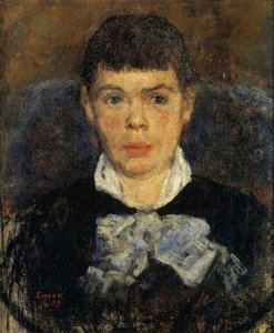 La Fille Au Nez Retrousse — James Ensor
