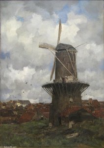 The Windmill — Jacob Henricus Maris