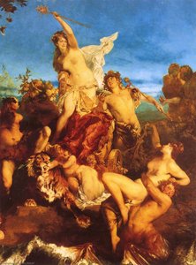 Der Triumph Der Ariadne (detail) — Hans Makart, Baroque
