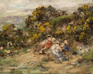 Landscape With Blossom — William Stewart Macgeorge