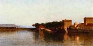 Harbor Scene — Samuel Colman