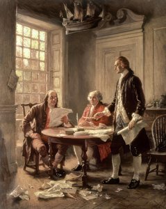 Writing The Declaration Of Independence — Jean Leon Gerome Ferris