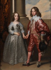 William Ii, Prince Of Orange, And His Bride, Mary Stuart, Anthony Van Dyck, 1641 — Sir Anthony Van Dyck, Baroque